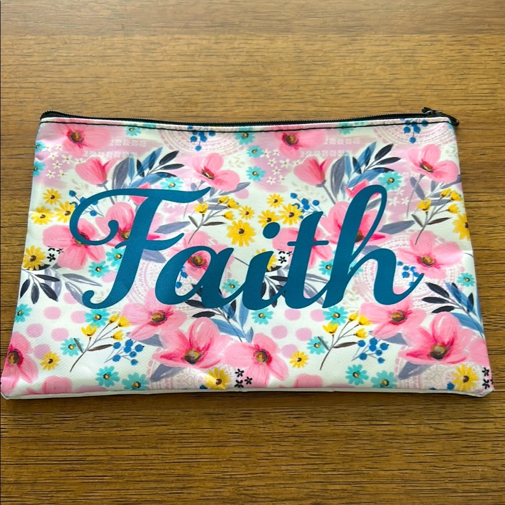 “Faith” Cosmetics Bag